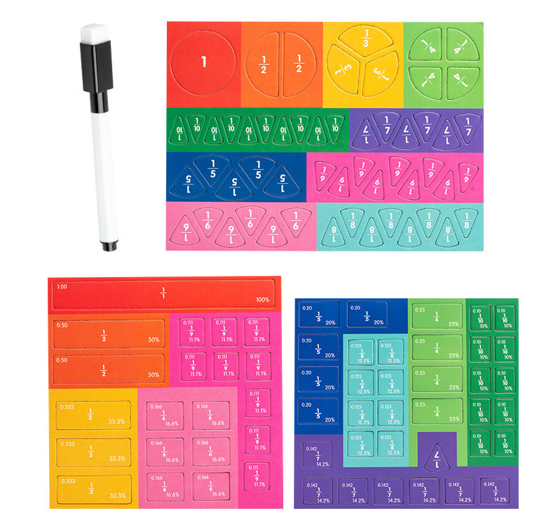 puzzle 3d - MAGNEMAT - TM Mathématique Magnétique, Chiffres en Bois Magnétique