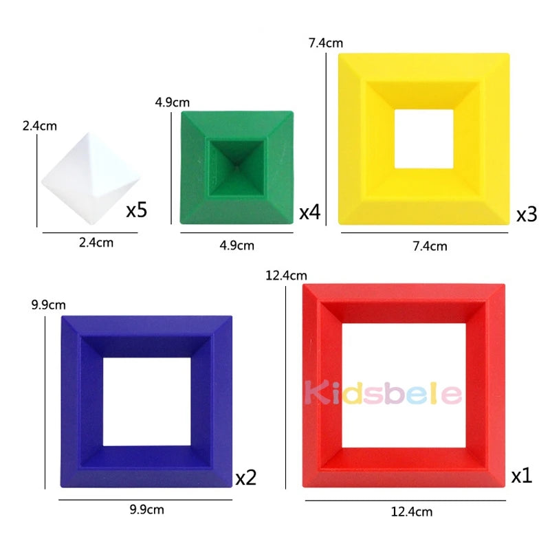 puzzle 3d JANABILD - TM Jeu de construction pyramidale