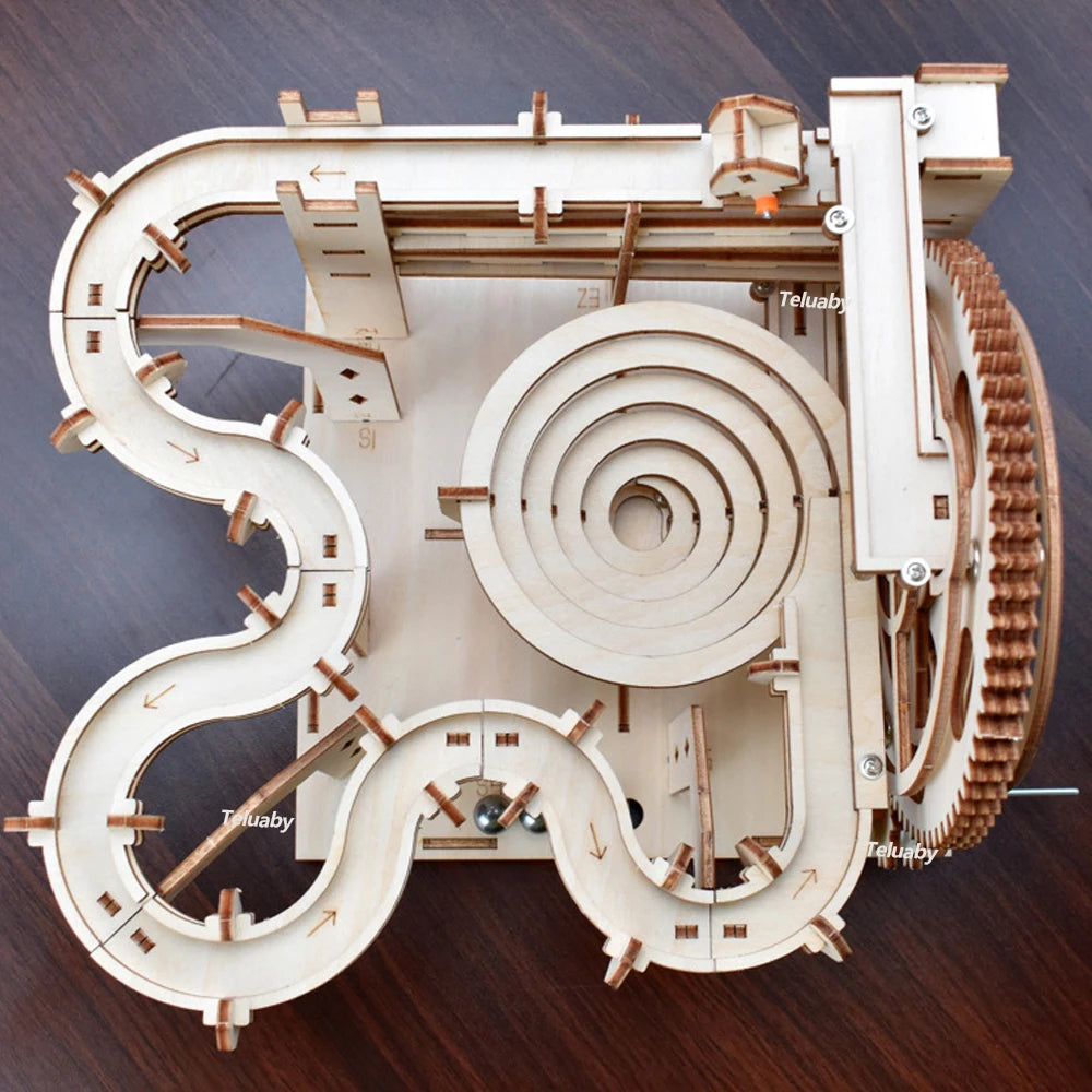 puzzle 3d LABYMAP - TM Maquette 3d de Labyrinthe de course à billes en bois