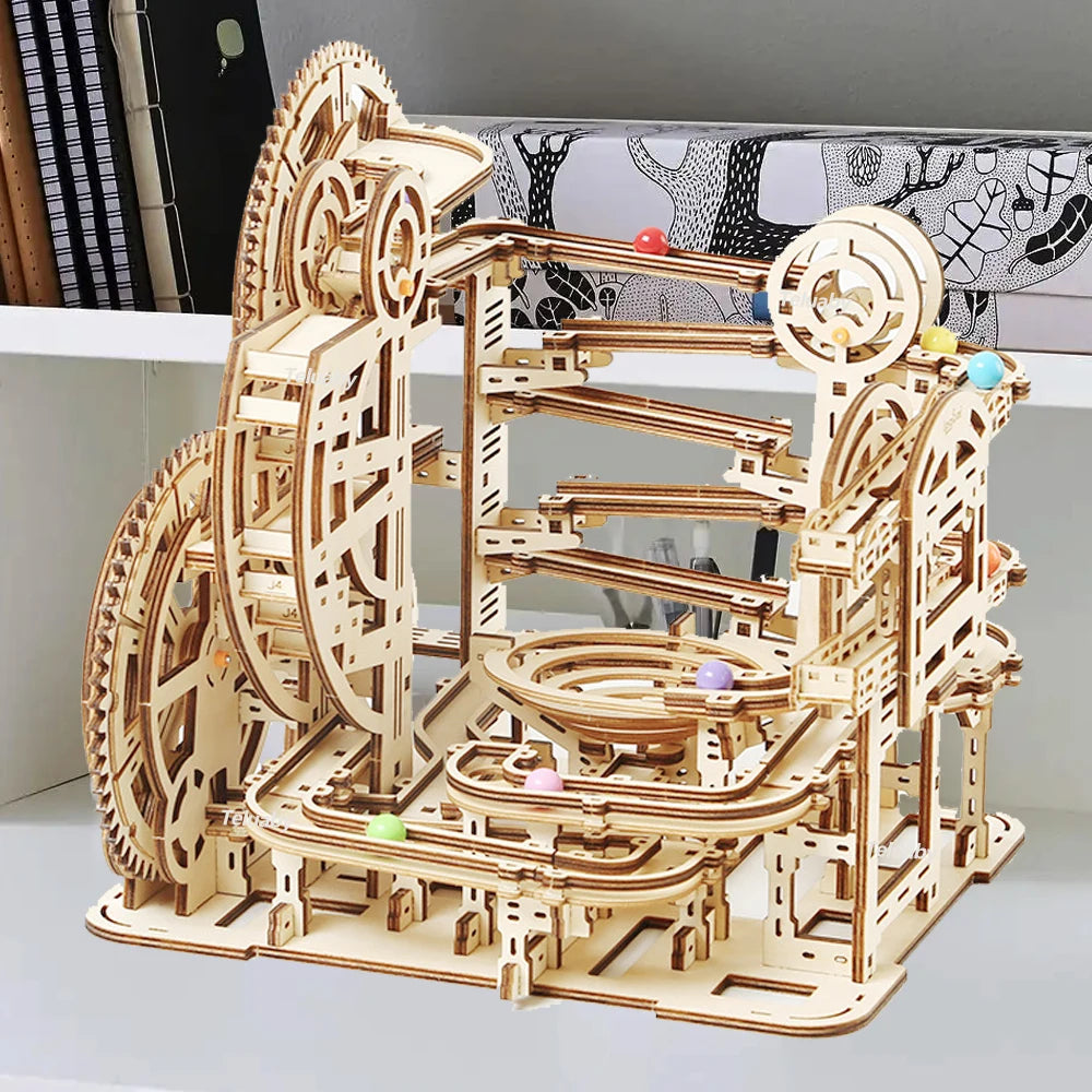 puzzle 3d LABYMAP - TM Maquette 3d de Labyrinthe de course à billes en bois