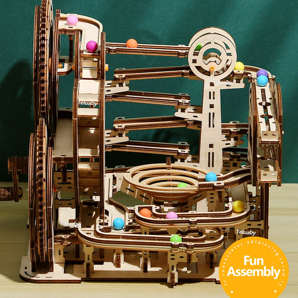 puzzle 3d LABYMAP - TM Maquette 3d de Labyrinthe de course à billes en bois