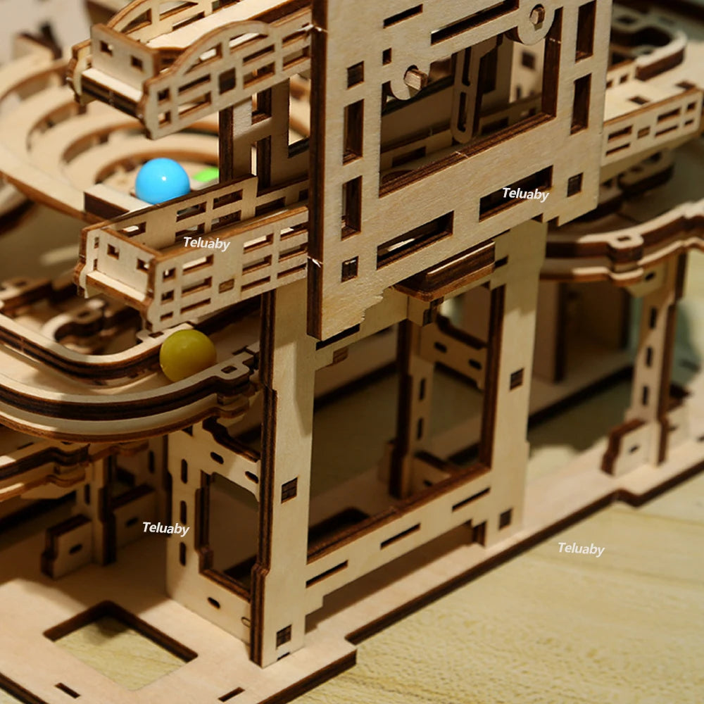 puzzle 3d LABYMAP - TM Maquette 3d de Labyrinthe de course à billes en bois