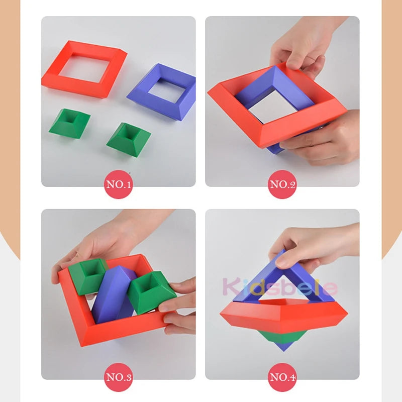 puzzle 3d JANABILD - TM Jeu de construction pyramidale