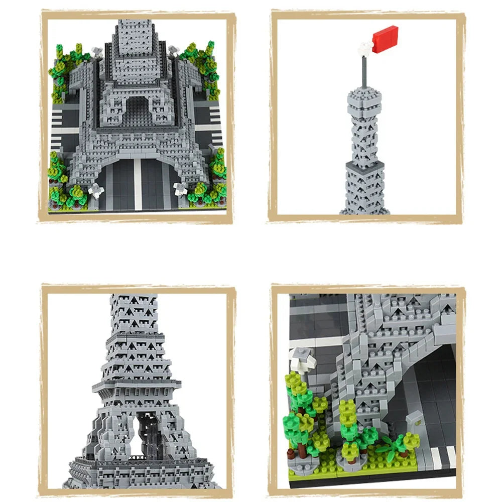puzzle 3d tour eiffel - EIFFEL-TOWER - TM Jeu de Construction Monument Tour Eiffel