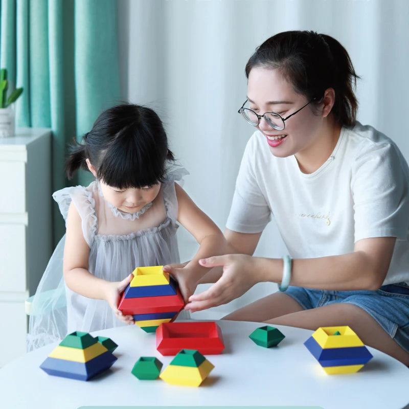 puzzle 3d JANABILD - TM Jeu de construction pyramidale