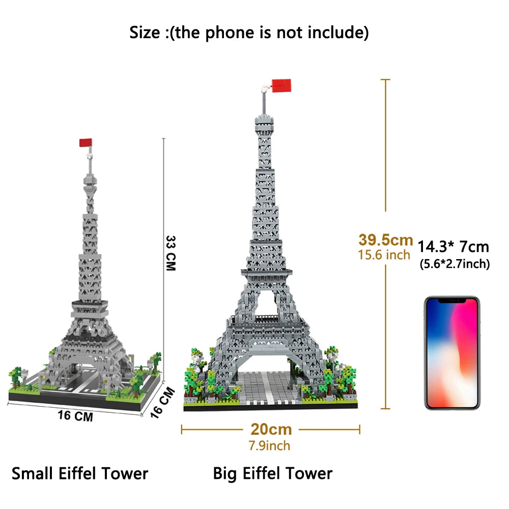 puzzle 3d tour eiffel - EIFFEL-TOWER - TM Jeu de Construction Monument Tour Eiffel