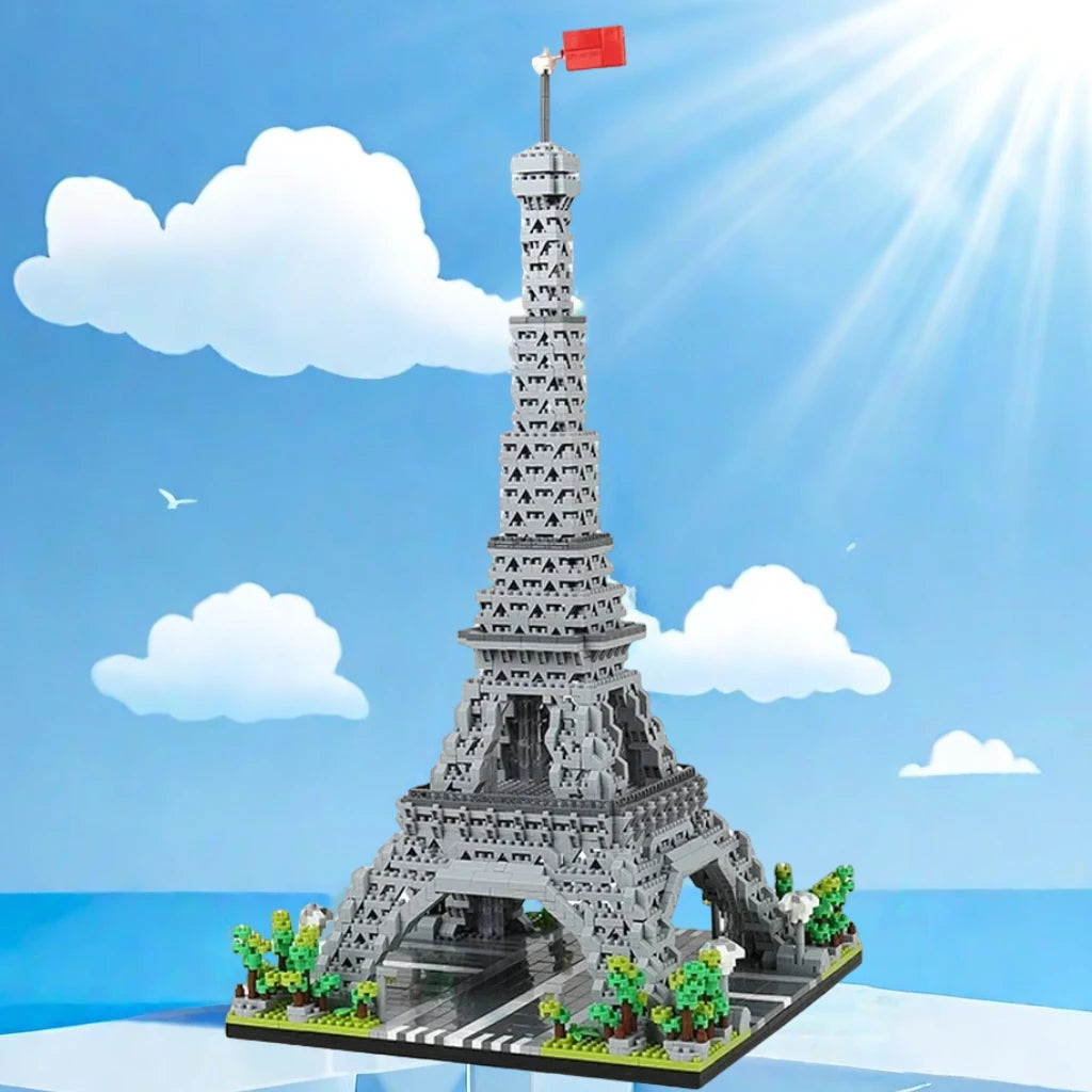 puzzle 3d tour eiffel - EIFFEL-TOWER - TM Jeu de Construction Monument Tour Eiffel