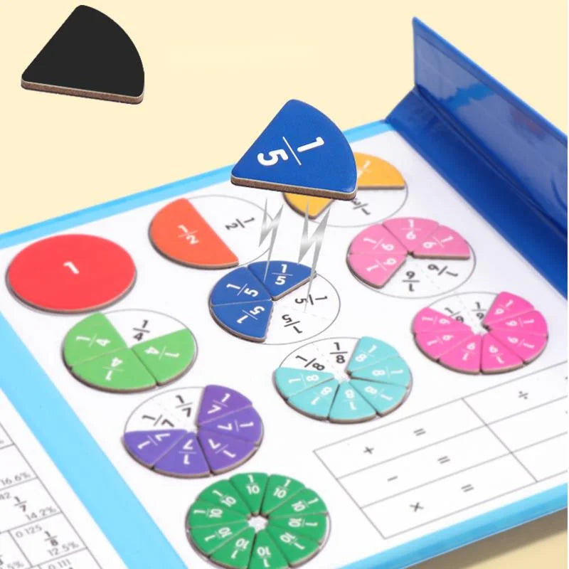 puzzle 3d - MAGNEMAT - TM Mathématique Magnétique, Chiffres en Bois Magnétique