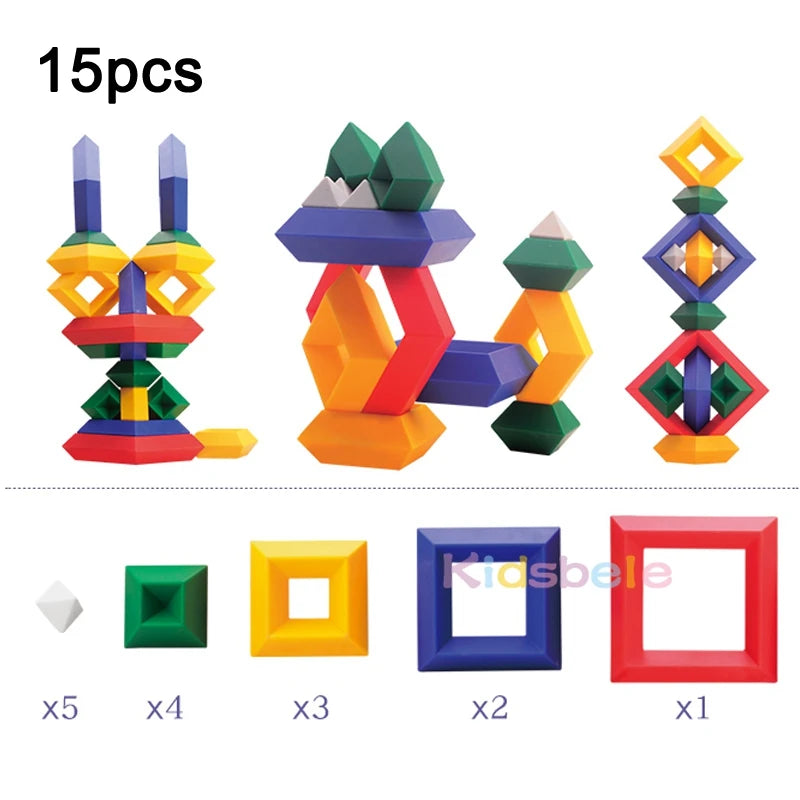 puzzle 3d JANABILD - TM Jeu de construction pyramidale