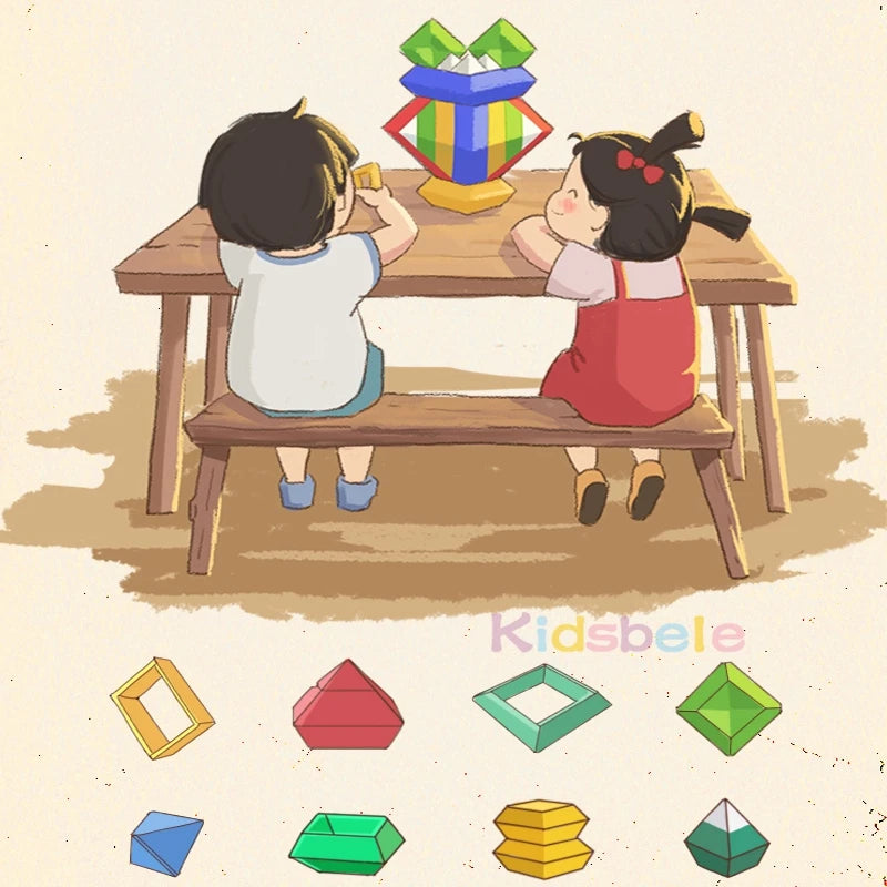 puzzle 3d JANABILD - TM Jeu de construction pyramidale