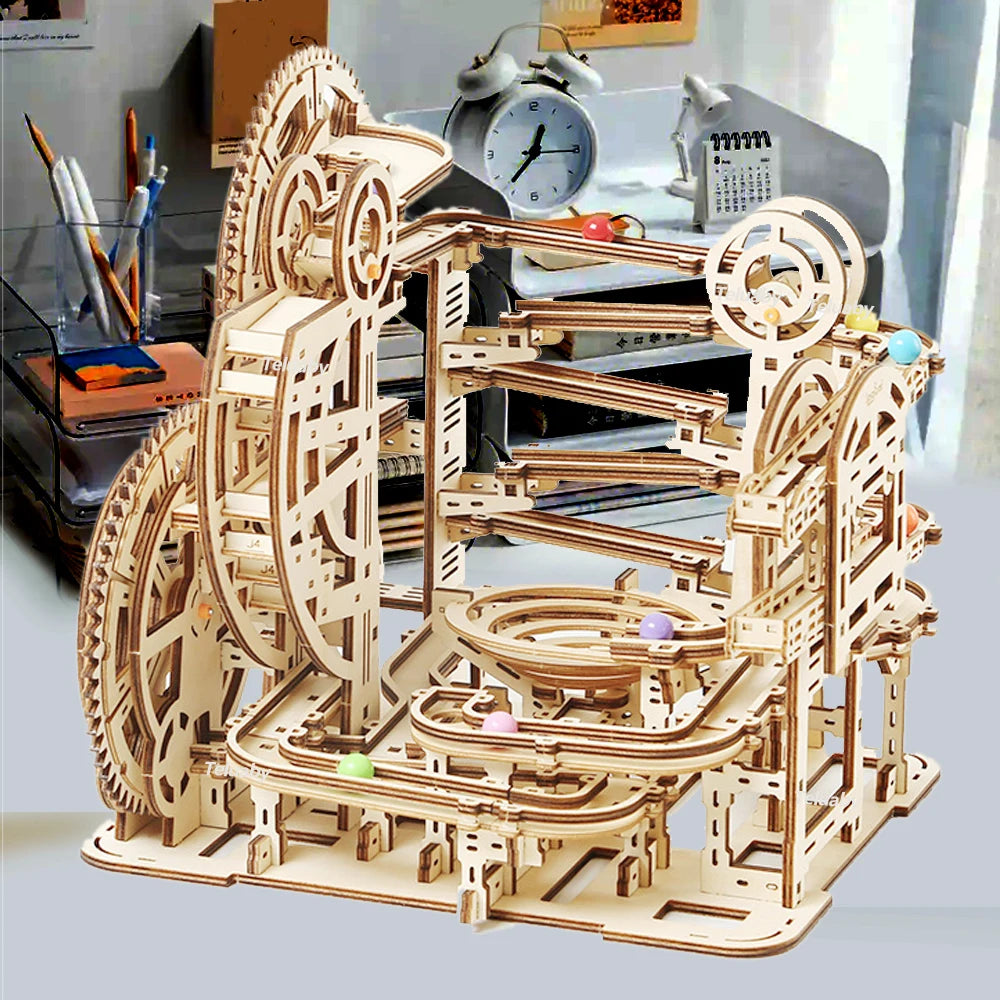 puzzle 3d LABYMAP - TM Maquette 3d de Labyrinthe de course à billes en bois
