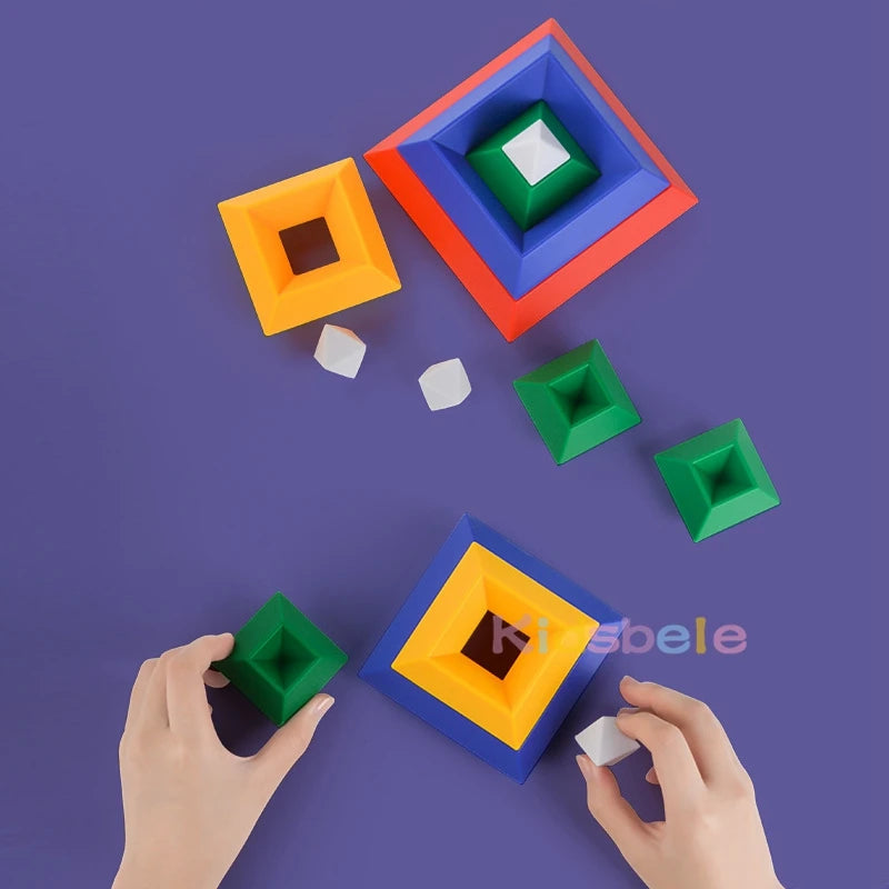 puzzle 3d JANABILD - TM Jeu de construction pyramidale