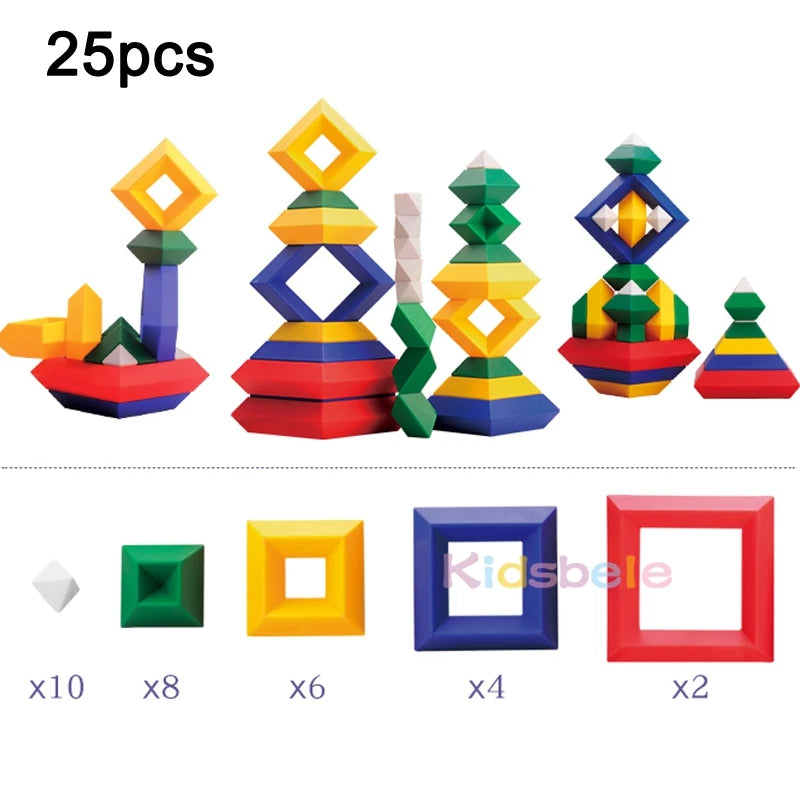 puzzle 3d JANABILD - TM Jeu de construction pyramidale