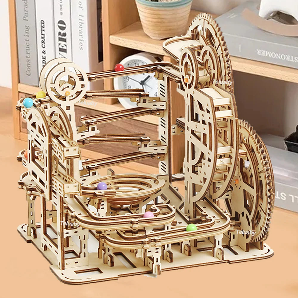 puzzle 3d LABYMAP - TM Maquette 3d de Labyrinthe de course à billes en bois