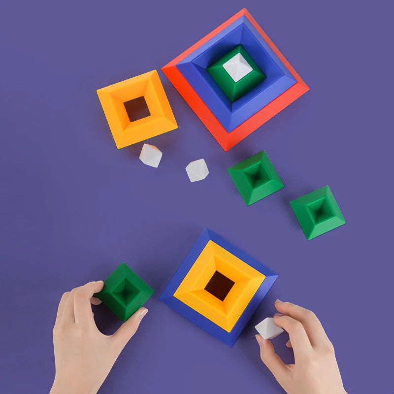 puzzle 3d JANABILD - TM Jeu de construction pyramidale