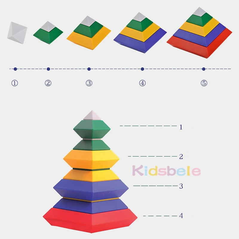 puzzle 3d JANABILD - TM Jeu de construction pyramidale