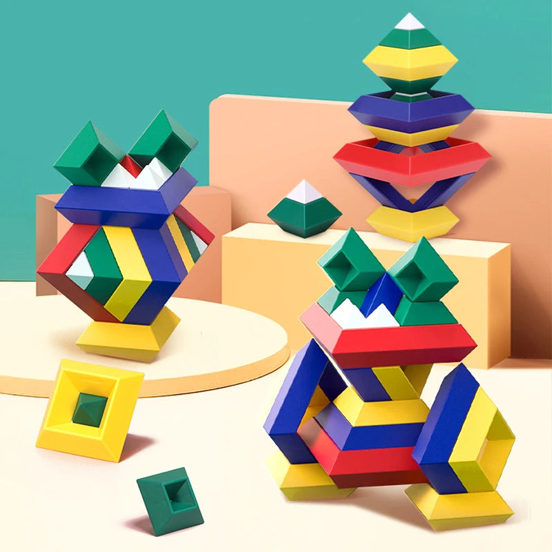 puzzle 3d JANABILD - TM Jeu de construction pyramidale