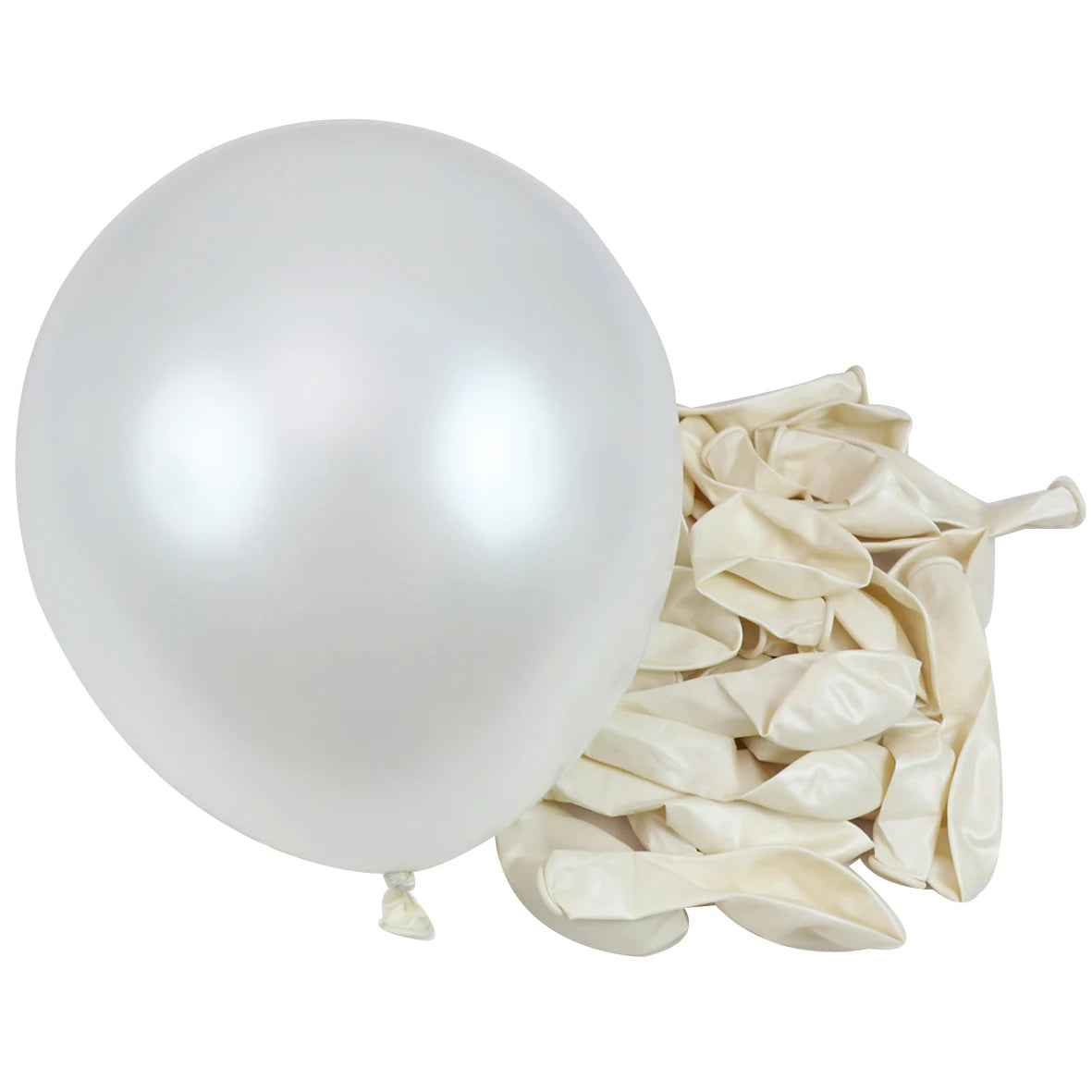 pearl blanc ballon gonflable FLUFFYBAL