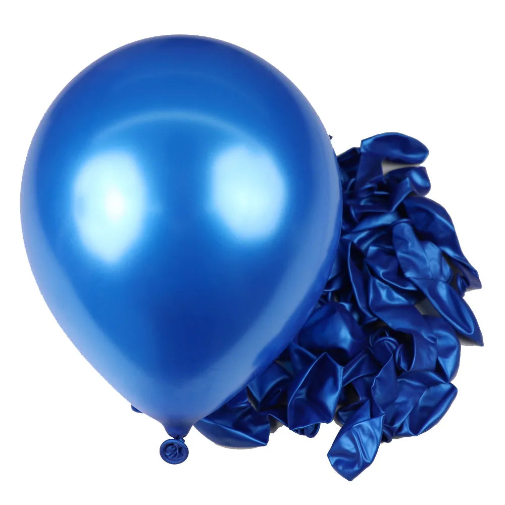 bleu nuit nacré ballon gonflble FLUFFYBAL