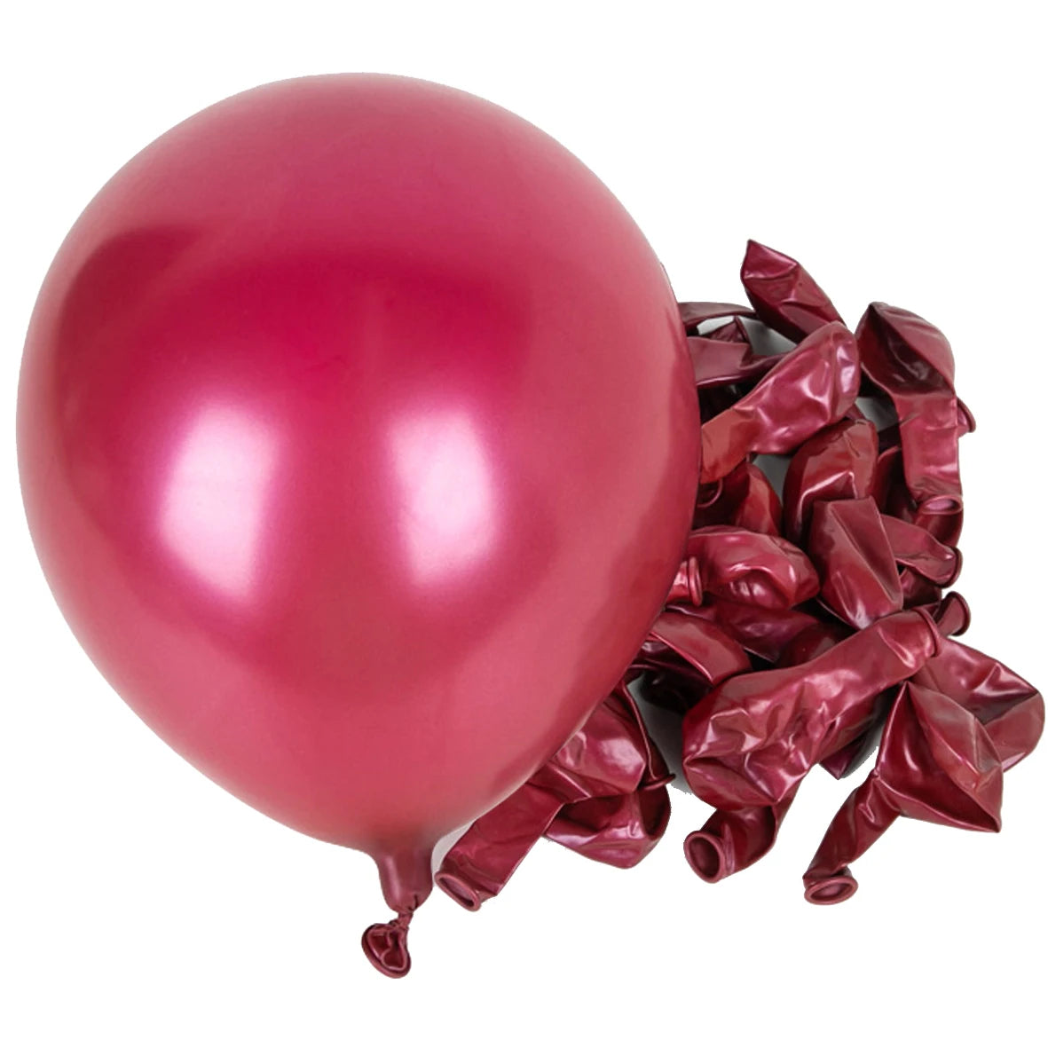 rouge vin nacré ballon gonflble FLUFFYBAL