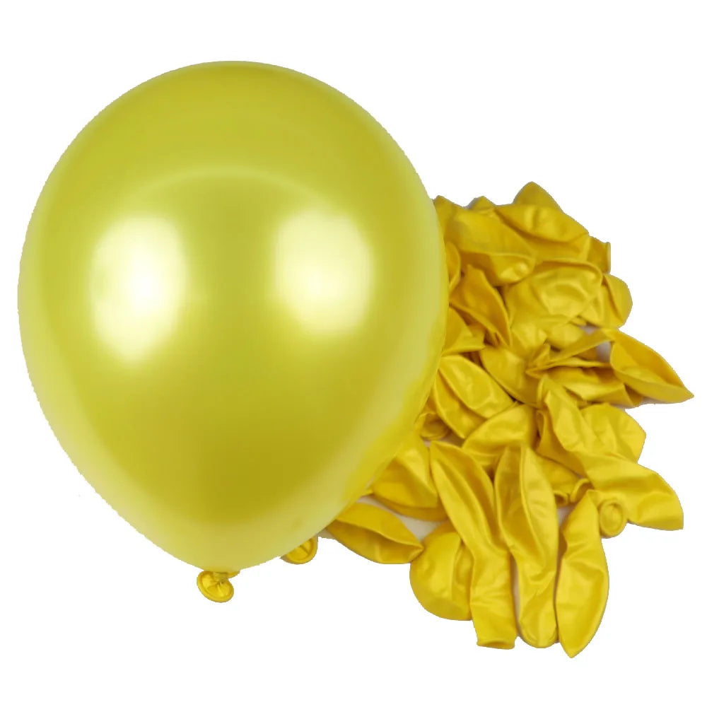 jaune nacré ballon gonflble FLUFFYBAL