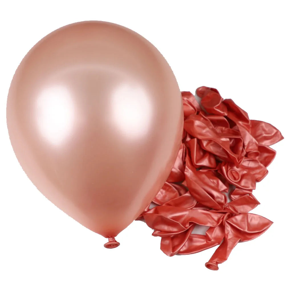 rose or nacré ballon gonflble FLUFFYBA