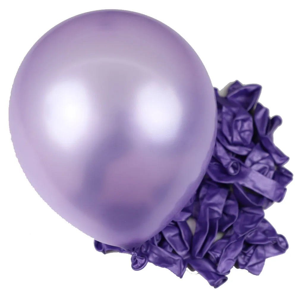 violet umineux nacré ballon gonflble FLUFFYBAL