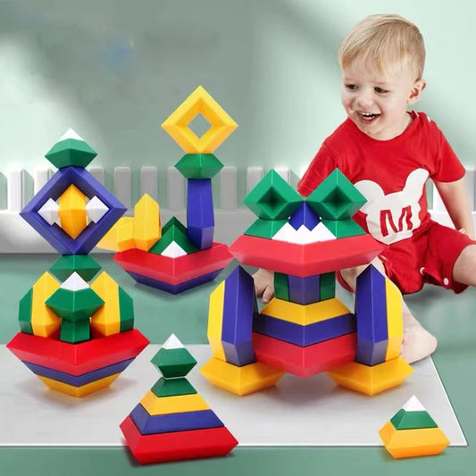 puzzle 3d JANABILD - TM Jeu de construction pyramidale