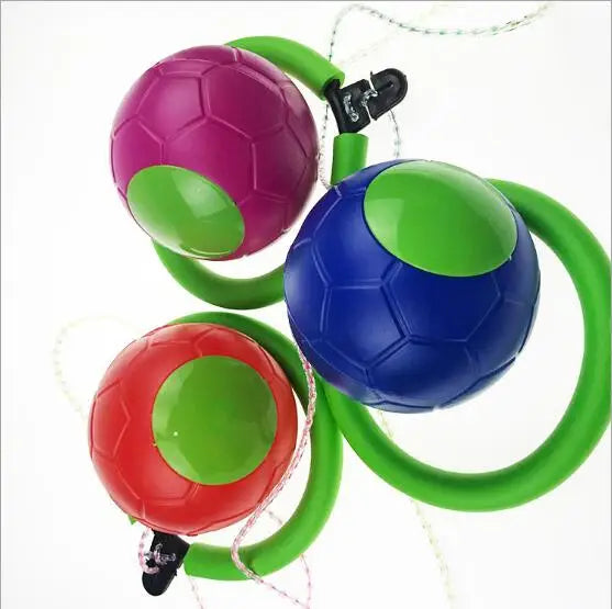 BALASO- ballon pilates, Corde à Sauter avec Balle à Saut de Cheville, Anneau de Saut, jeu de Spot, Jeu Anti-stress, jeu d’extérieur, jeux Montessori, cadeau de Noël.