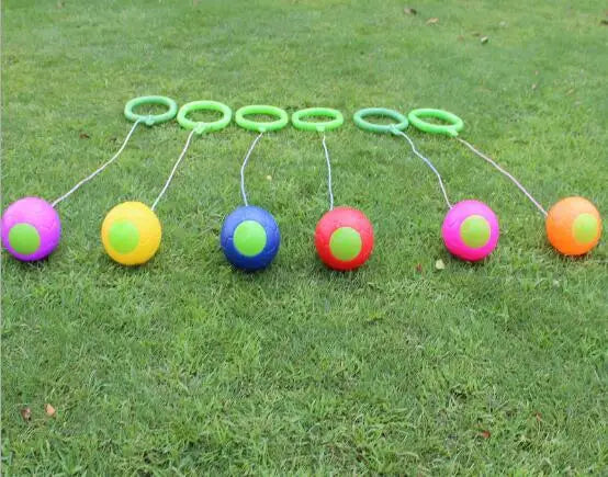 BALASO- ballon pilates, Corde à Sauter avec Balle à Saut de Cheville, Anneau de Saut, jeu de Spot, Jeu Anti-stress, jeu d’extérieur, jeux Montessori, cadeau de Noël.