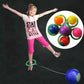 BALASO- ballon pilates, Corde à Sauter avec Balle à Saut de Cheville, Anneau de Saut, jeu de Spot, Jeu Anti-stress, jeu d’extérieur, jeux Montessori, cadeau de Noël.