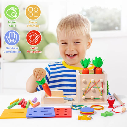 puzzle 3d bois - ACTIKUB- TM- Planche d’activité, Jouet en bois