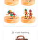 puzzle 3d bois - MAGICTOOLS-BOX- TM Boîte à outils Magique de Jeu Montessori avec Perceuse électrique