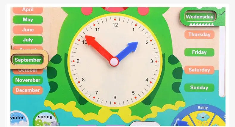 puzzle 3d FROGGY-WATCH - TM Calendrier en bois de Grenouille