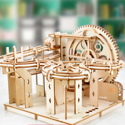 puzzle 3d LABYMAP - TM Maquette 3d de Labyrinthe de course à billes en bois