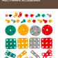 puzzle 3d bois - MAGICTOOLS-BOX- TM Boîte à outils Magique de Jeu Montessori avec Perceuse électrique