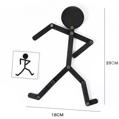 puzzle 3D bois | STIKYMAN - TM Jeux éducatifs de puzzle de Bonhomme en bois