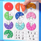 puzzle 3d - MAGNEMAT - TM Mathématique Magnétique, Chiffres en Bois Magnétique
