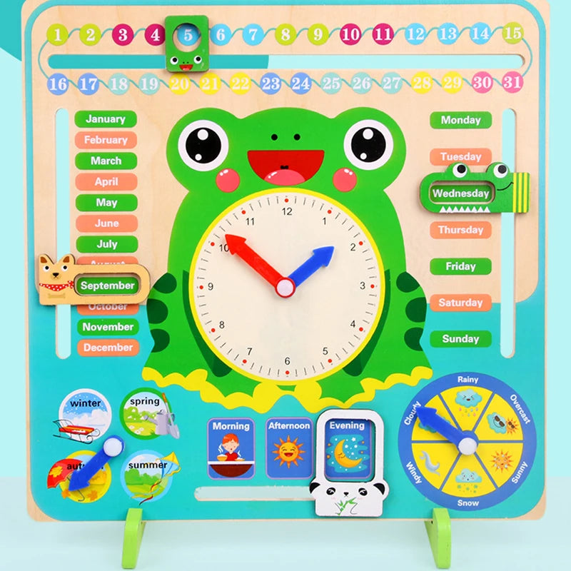 puzzle 3d FROGGY-WATCH - TM Calendrier en bois de Grenouille
