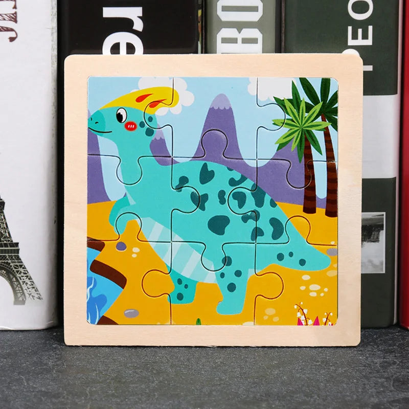 puzzle 3d -BABYPUZZ- TM Puzzle 3D en Bois de Dessin animé Bébé