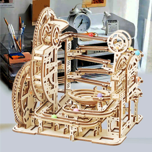 puzzle 3d LABYMAP - TM Maquette 3d de Labyrinthe de course à billes en bois