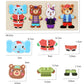 Puzzle 3D en Bois - DRESSY-TOYS- TM Puzzle 3D en Bois D'habillage d'animaux