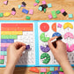 puzzle 3d - MAGNEMAT - TM Mathématique Magnétique, Chiffres en Bois Magnétique