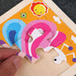 puzzle 3d -BABYPUZZ- TM Puzzle 3D en Bois de Dessin animé Bébé