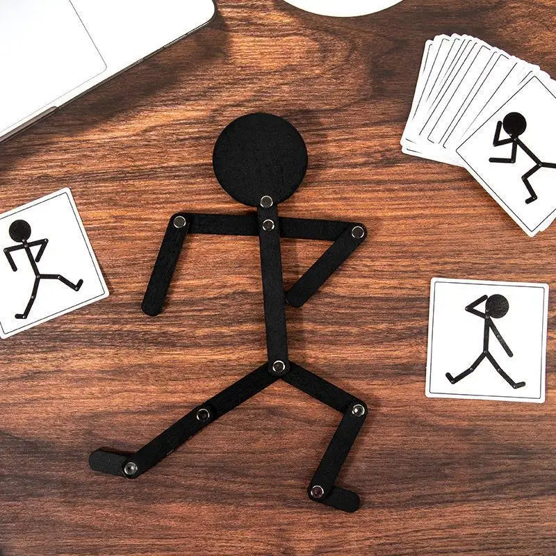 puzzle 3D bois | STIKYMAN - TM Jeux éducatifs de puzzle de Bonhomme en bois