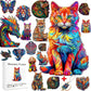 Puzzle 3D en bois- FLYPUZZ- TM-Puzzle d’Animaux en Bois