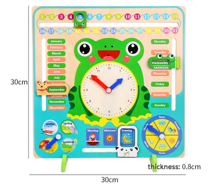 puzzle 3d FROGGY-WATCH - TM Calendrier en bois de Grenouille