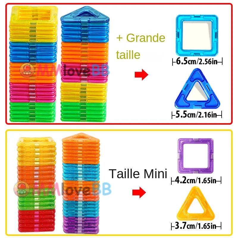 puzzle 3d | STUKA - TM Blocs de construction Magnétique de plusieurs tailles