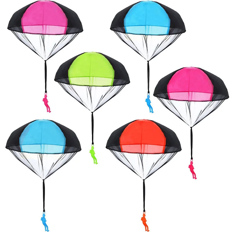 MINIPARA- ballon dirigeable, Lanceur Mini Parachute, Parachute Jouet à Lancer, Parachute pour enfant, jeu d’extérieur, jouet pour enfant, jeux Montessori, cadeau de Noël