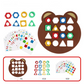 puzzle 3d bois - GEOM - TM Puzzle 3D de Forme Géométrique pour Enfant